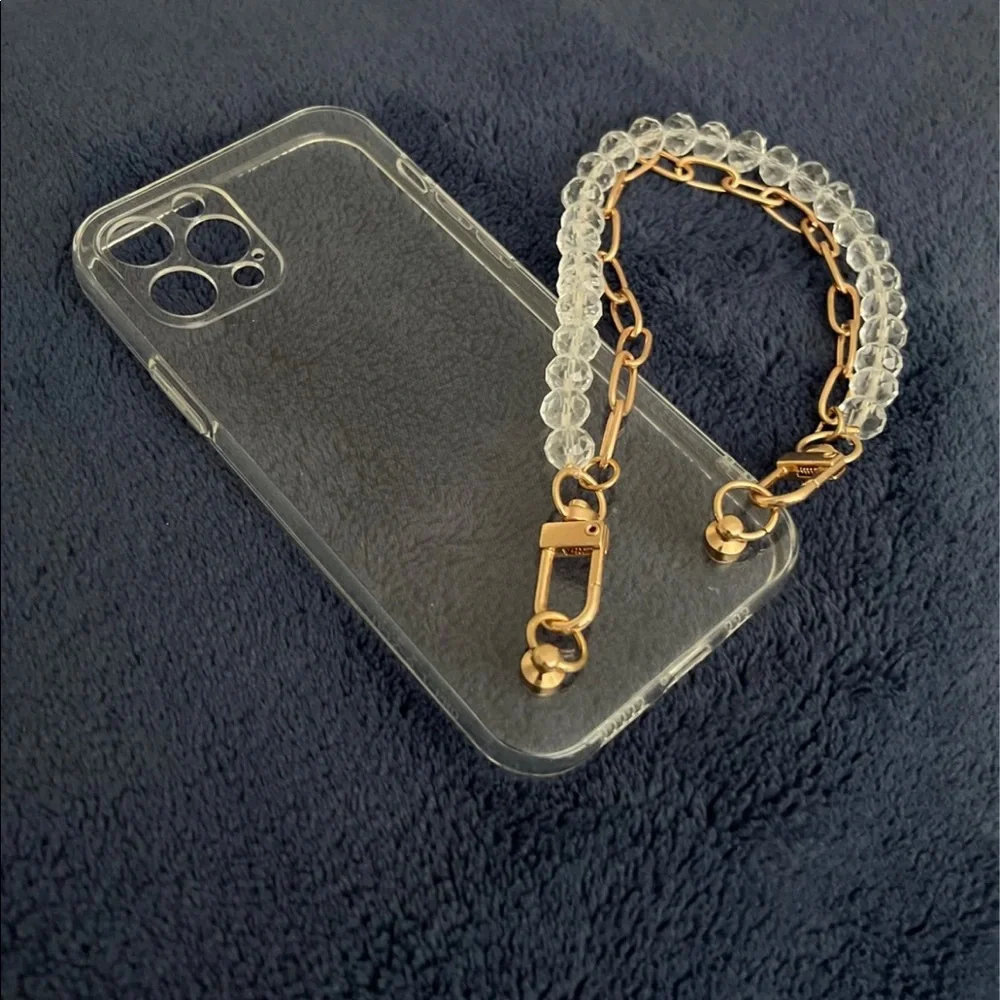 iPhone 12 Pro Chain & Beaded Handle Case